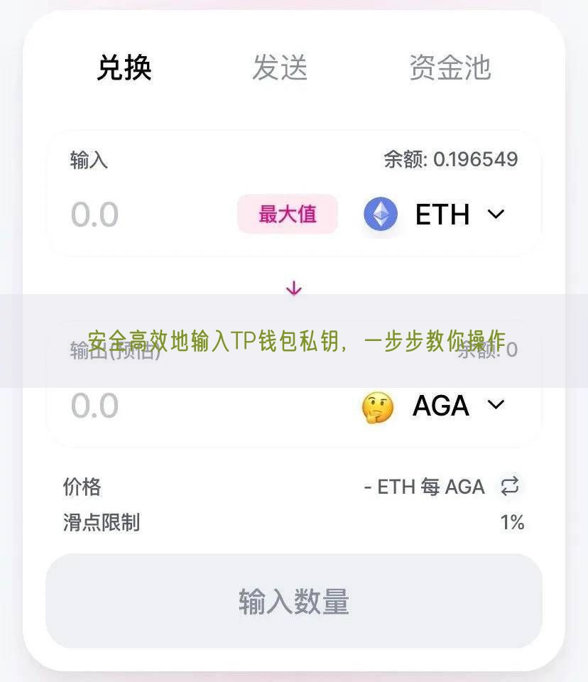 安全高效地输入TP钱包私钥，一步步教你操作
