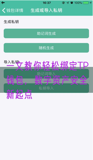 一文教你轻松绑定TP钱包，数字资产安全新起点