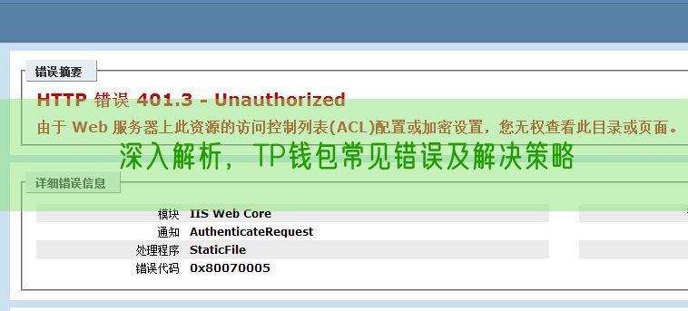 深入解析，TP钱包常见错误及解决策略