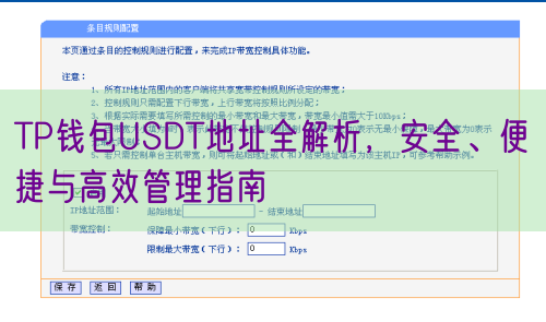 TP钱包USDT地址全解析，安全、便捷与高效管理指南