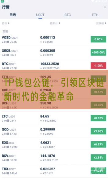 TP钱包公链，引领区块链新时代的金融革命