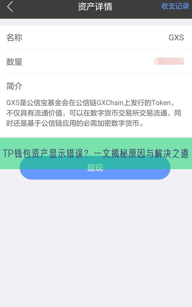 TP钱包资产显示错误？一文揭秘原因与解决之道