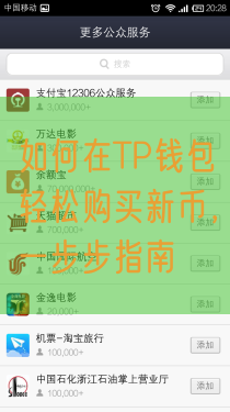  如何在TP钱包轻松购买新币，一步步指南