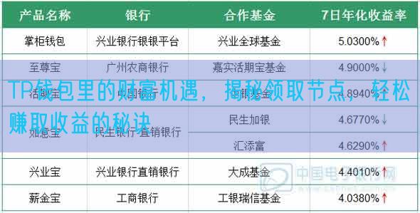 TP钱包里的财富机遇，揭秘领取节点，轻松赚取收益的秘诀