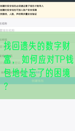 找回遗失的数字财富，如何应对TP钱包地址忘了的困境？